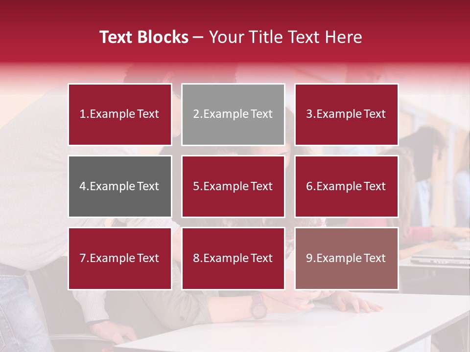 A Group Of Young People Looking At A Computer Screen PowerPoint Template
