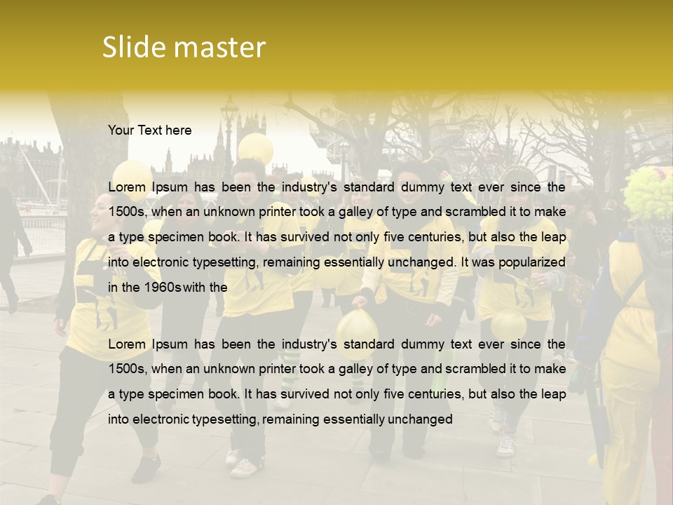 Woman Help People PowerPoint Template