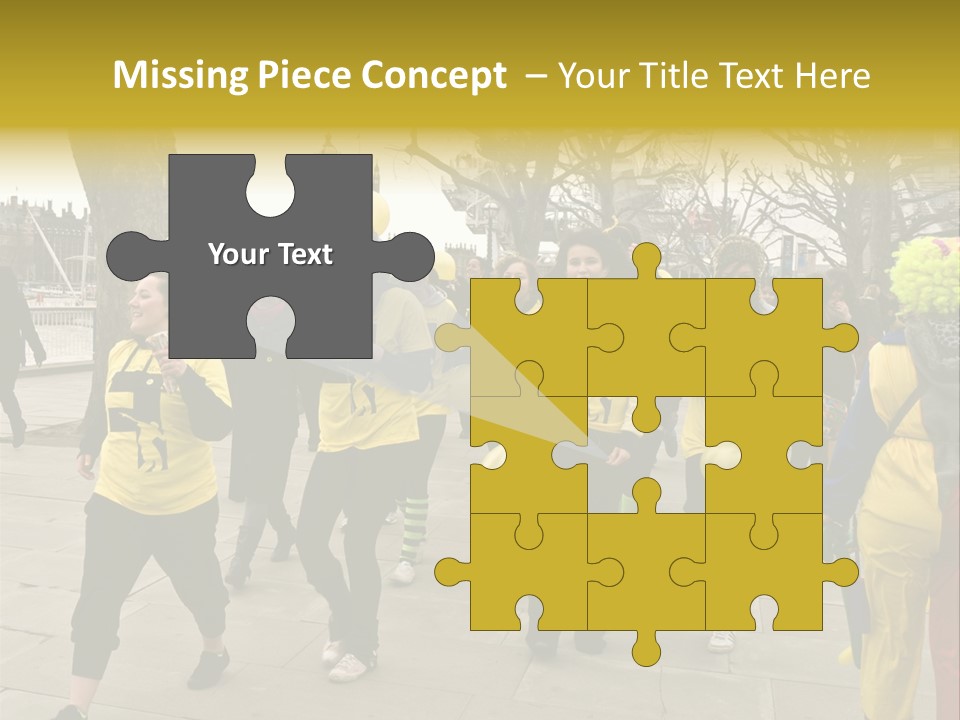 Woman Help People PowerPoint Template