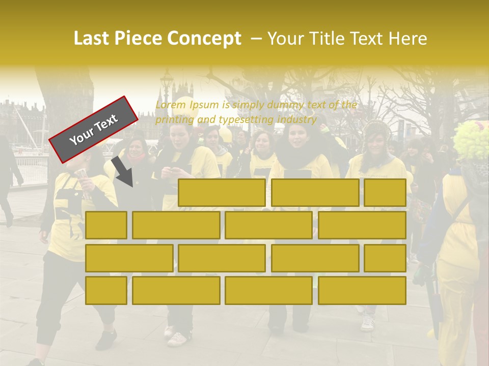 Woman Help People PowerPoint Template