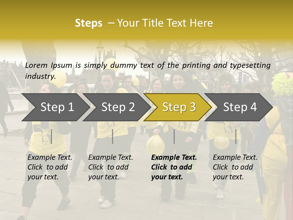 Woman Help People PowerPoint Template