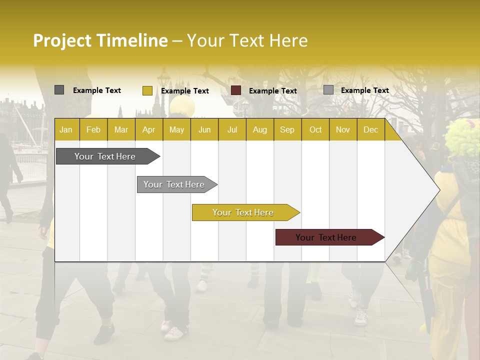 Woman Help People PowerPoint Template
