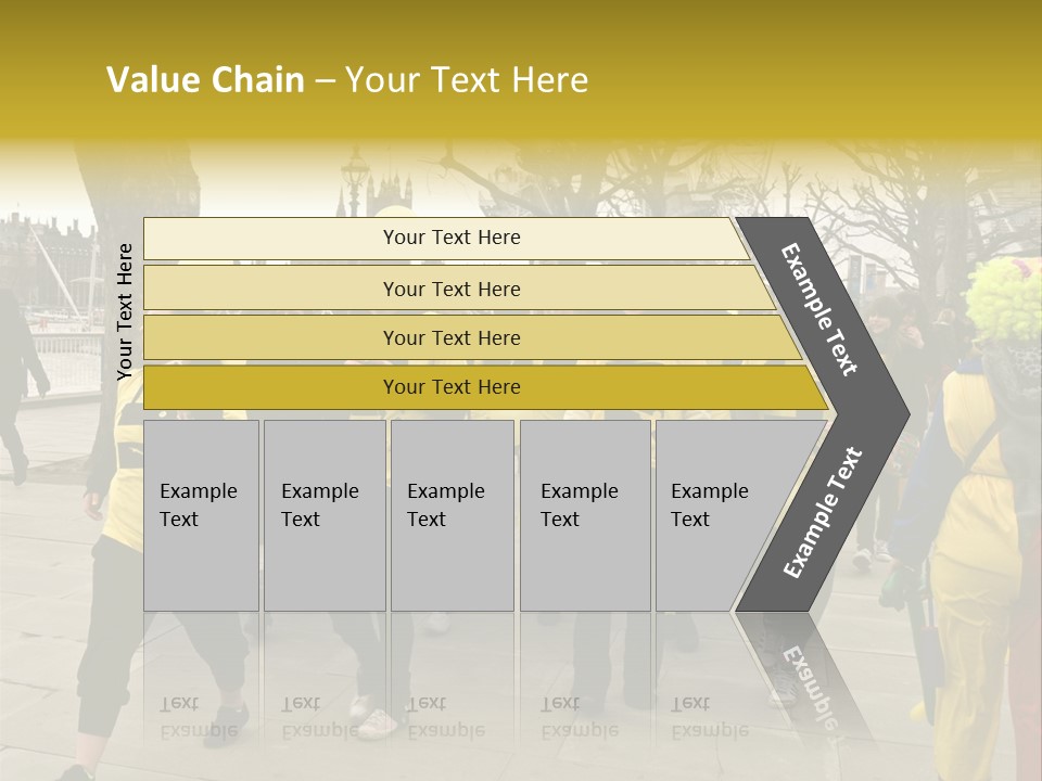Woman Help People PowerPoint Template