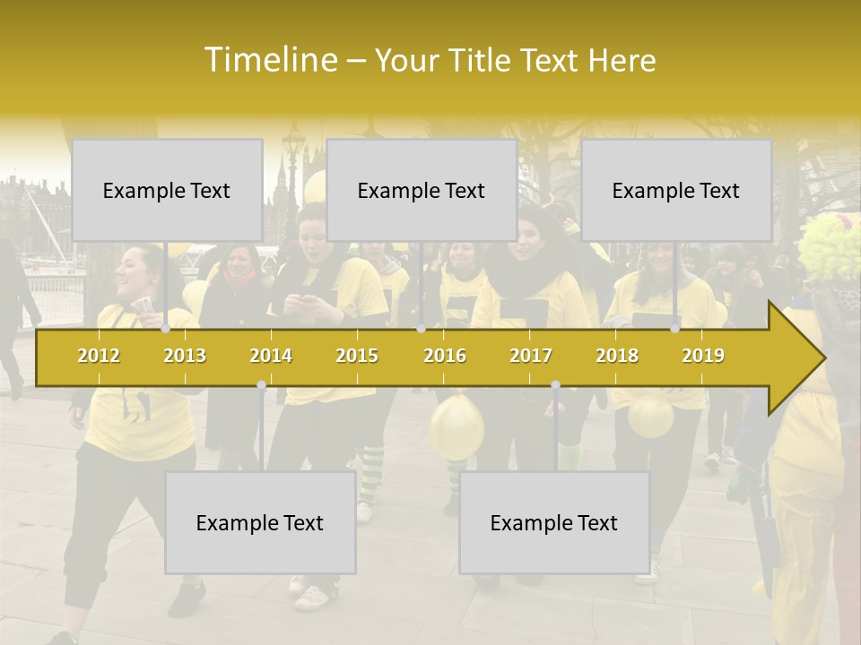 Woman Help People PowerPoint Template