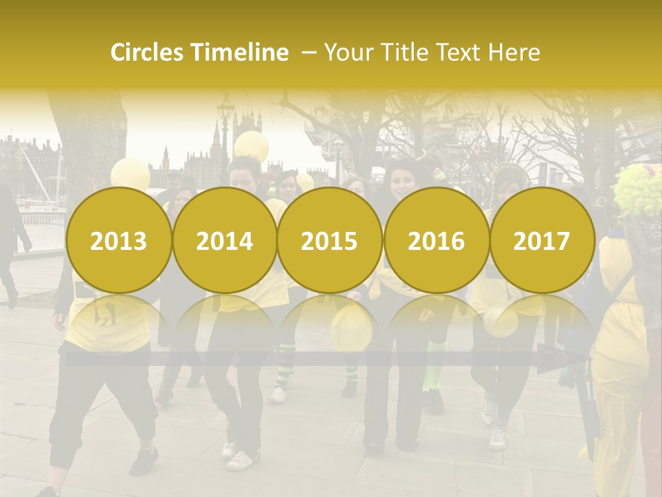 Woman Help People PowerPoint Template