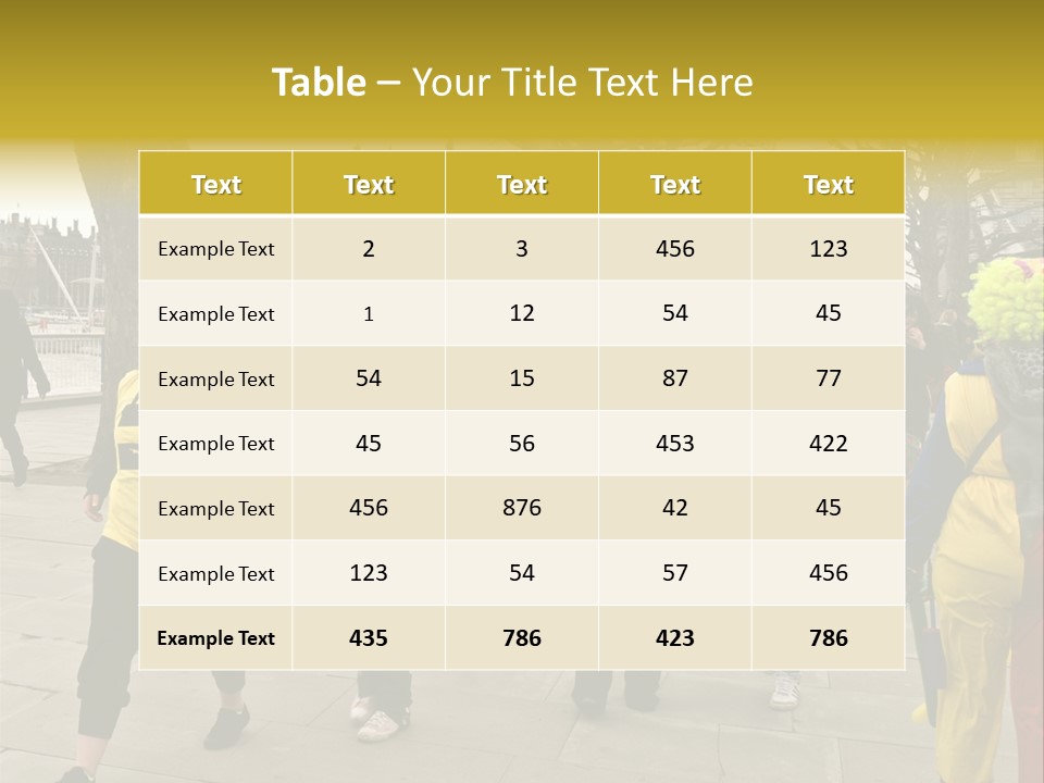 Woman Help People PowerPoint Template