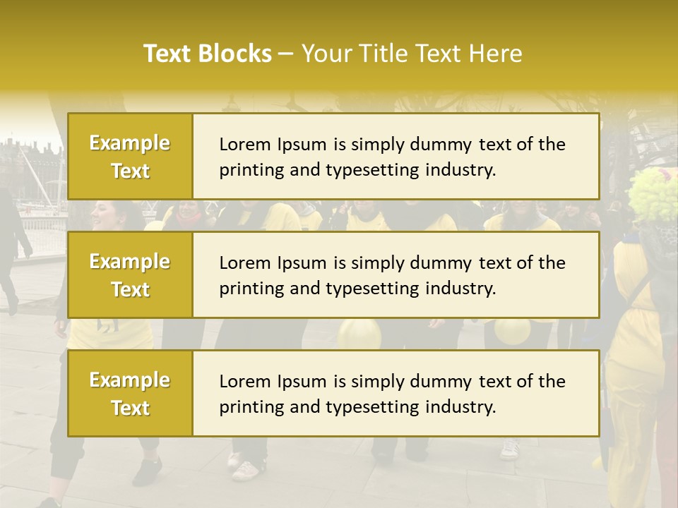 Woman Help People PowerPoint Template