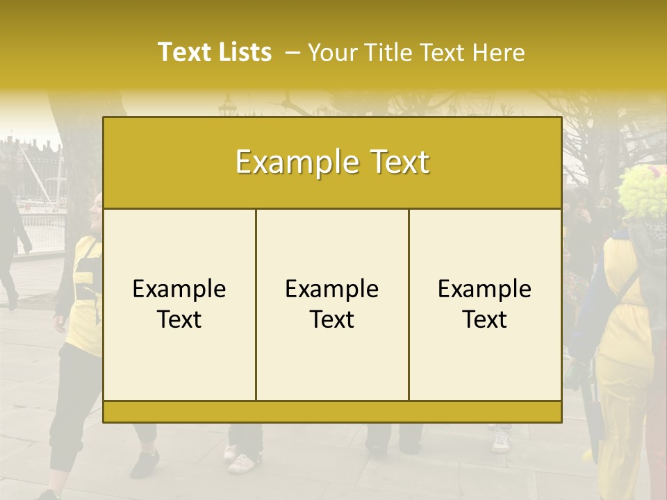 Woman Help People PowerPoint Template