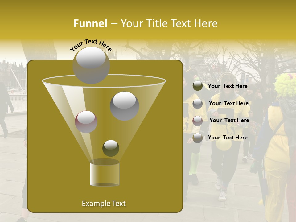 Woman Help People PowerPoint Template