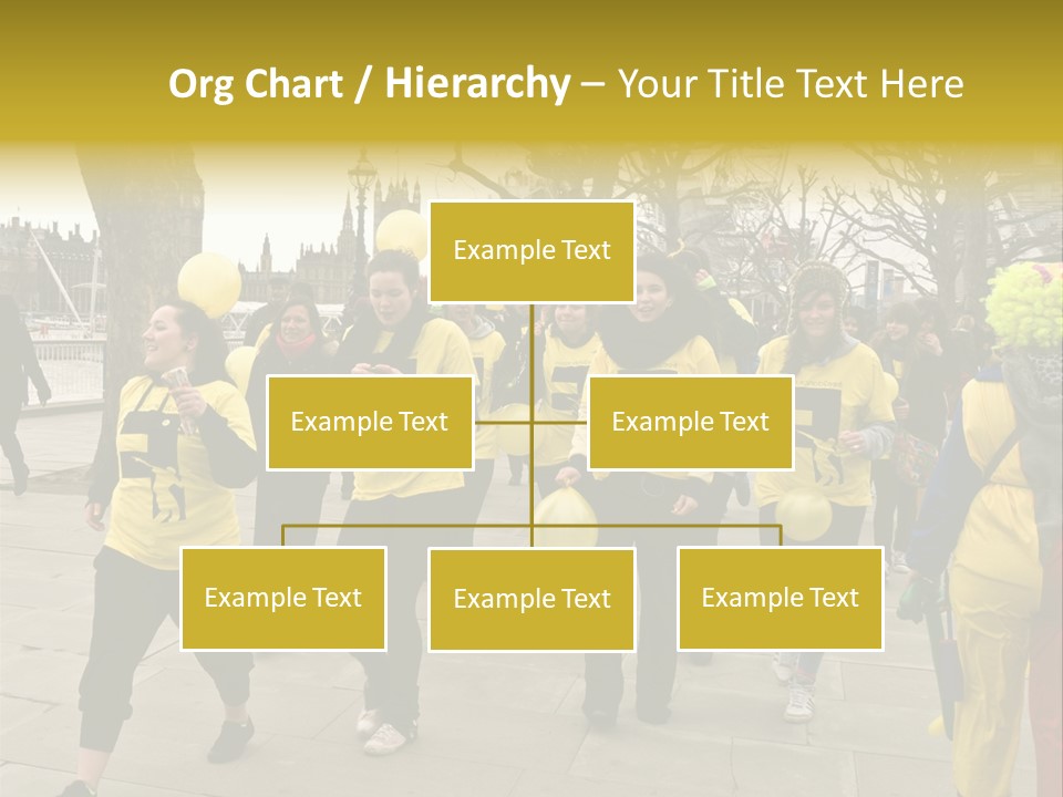 Woman Help People PowerPoint Template