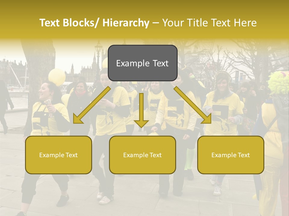 Woman Help People PowerPoint Template