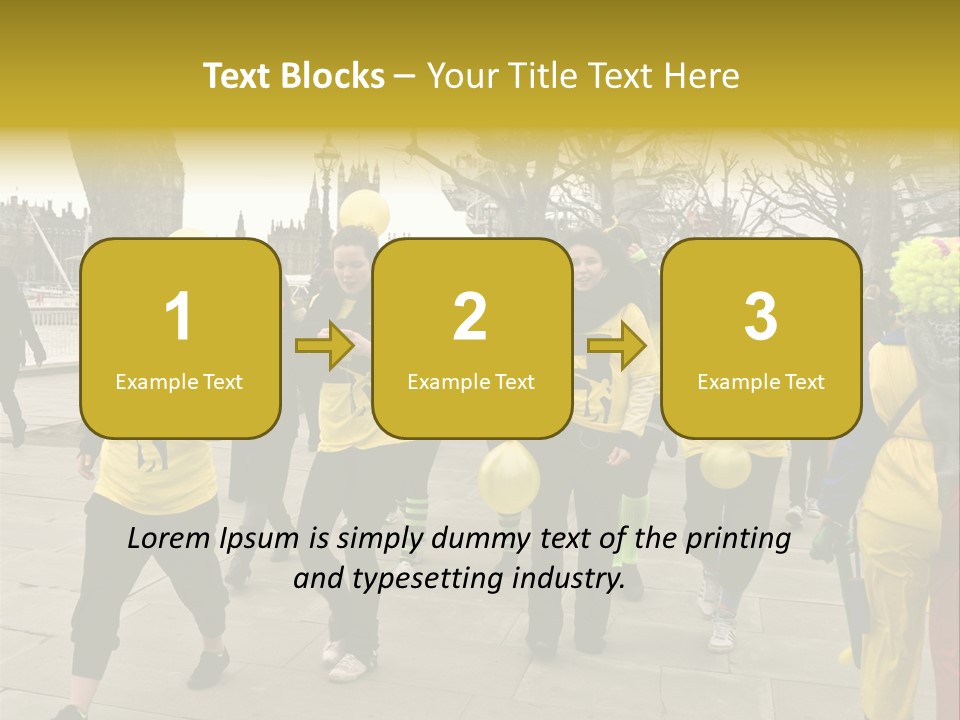 Woman Help People PowerPoint Template