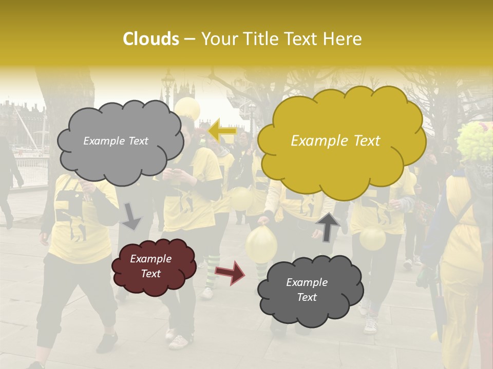 Woman Help People PowerPoint Template