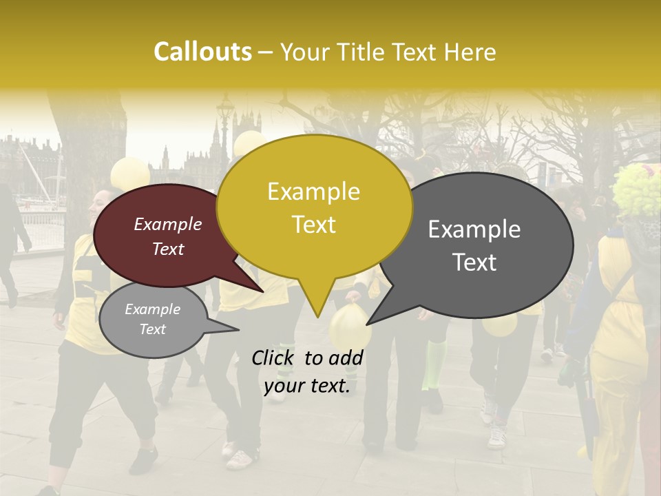 Woman Help People PowerPoint Template