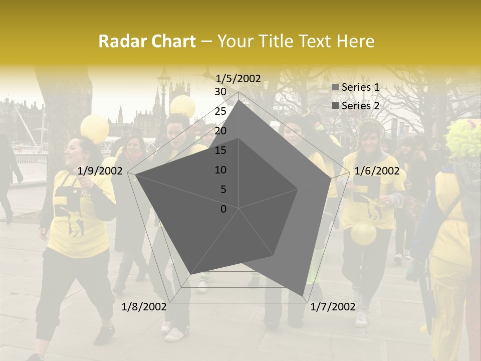 Woman Help People PowerPoint Template