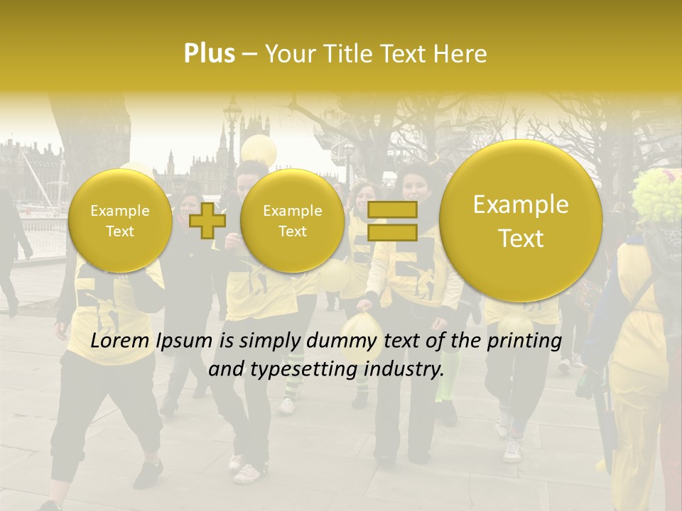 Woman Help People PowerPoint Template