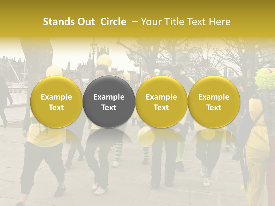 Woman Help People PowerPoint Template