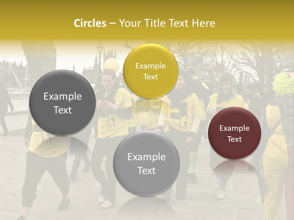 Woman Help People PowerPoint Template