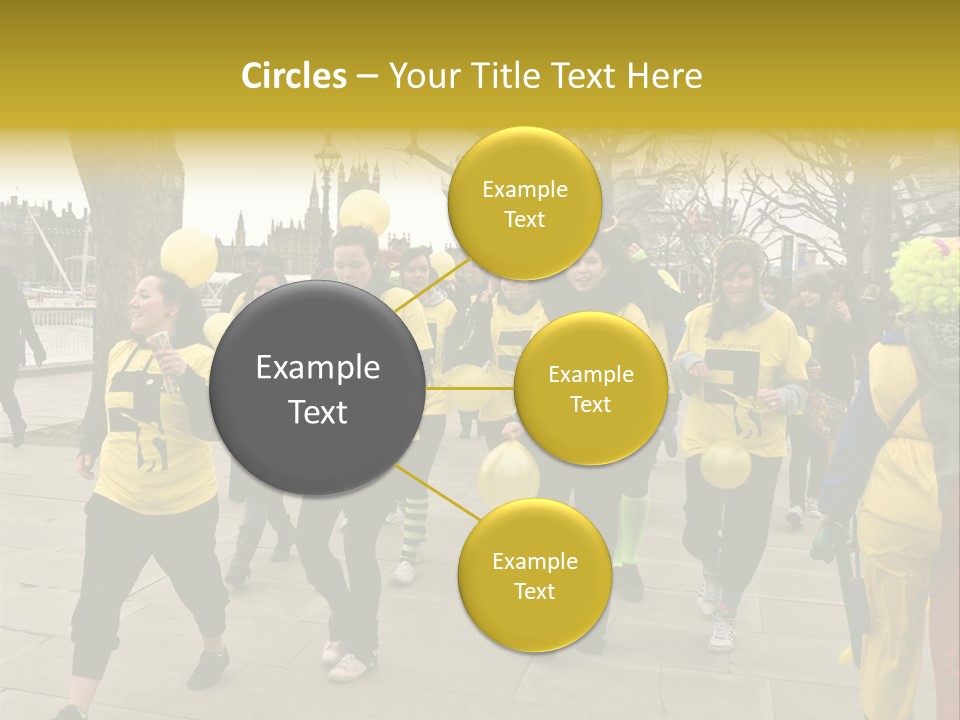 Woman Help People PowerPoint Template