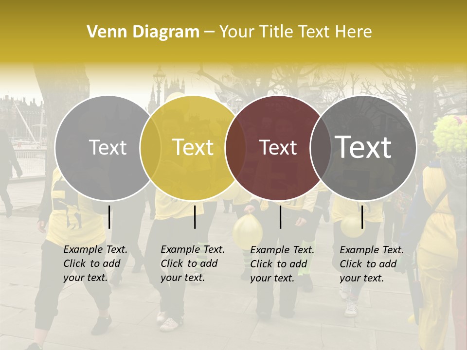 Woman Help People PowerPoint Template