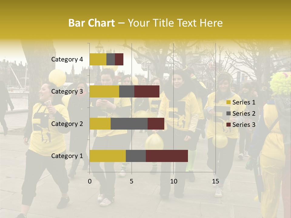 Woman Help People PowerPoint Template