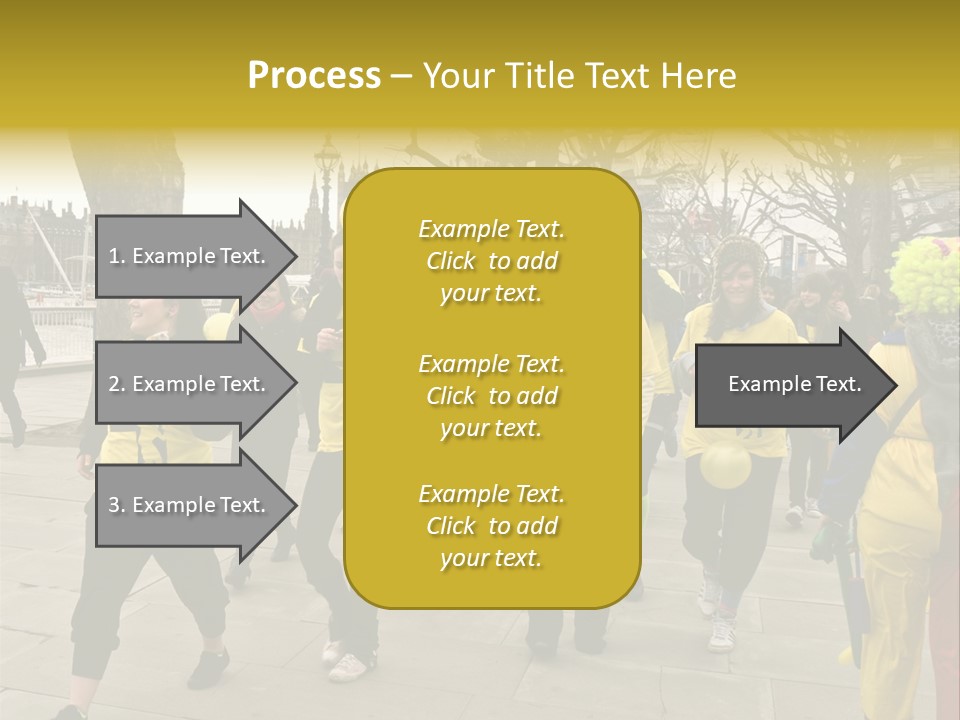 Woman Help People PowerPoint Template