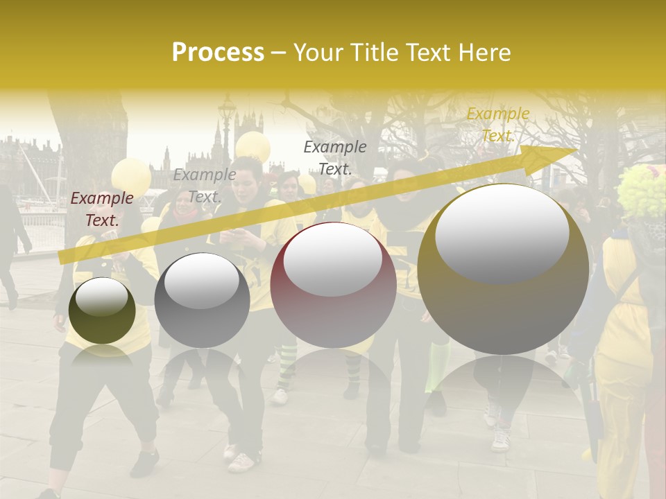 Woman Help People PowerPoint Template