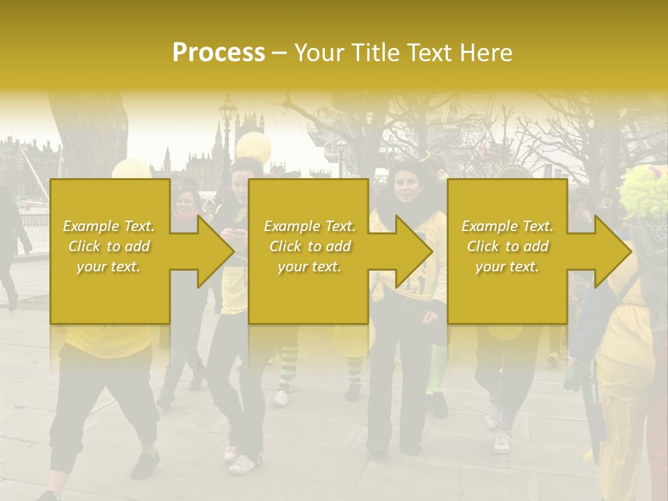 Woman Help People PowerPoint Template