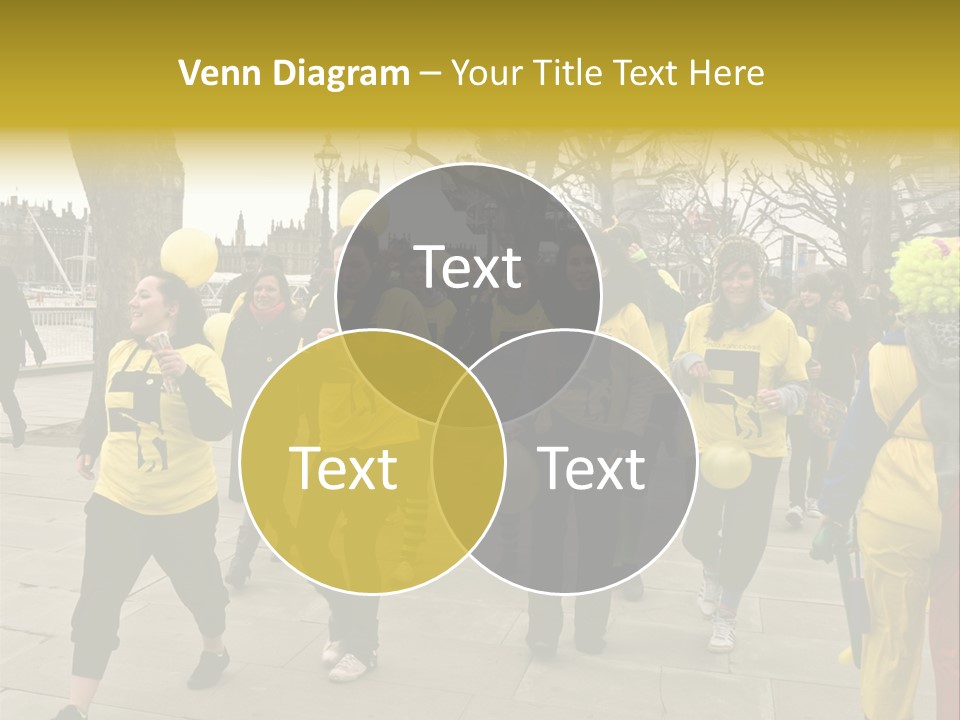 Woman Help People PowerPoint Template