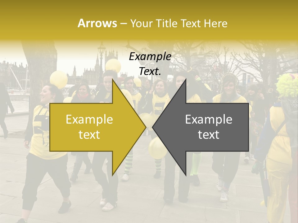 Woman Help People PowerPoint Template