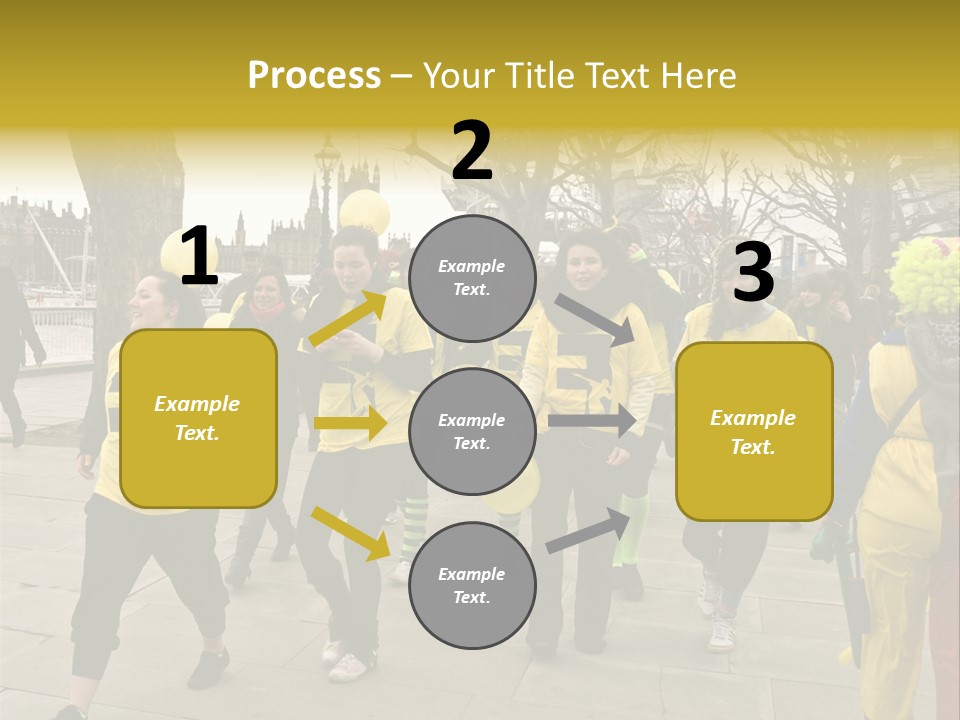 Woman Help People PowerPoint Template