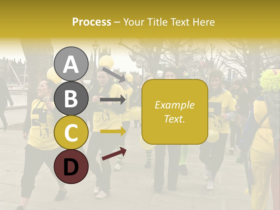 Woman Help People PowerPoint Template