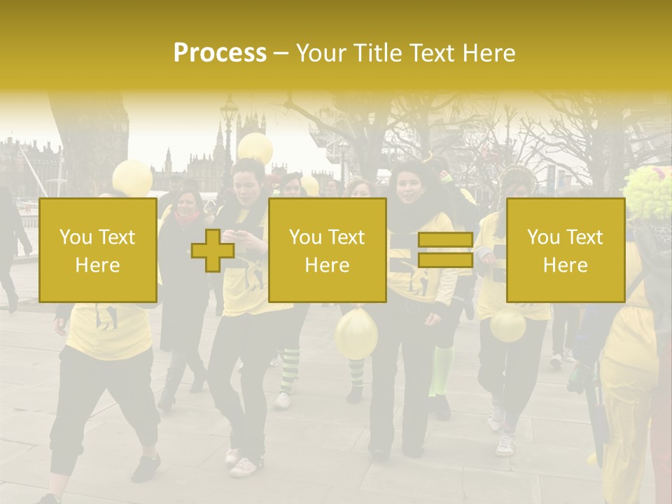 Woman Help People PowerPoint Template