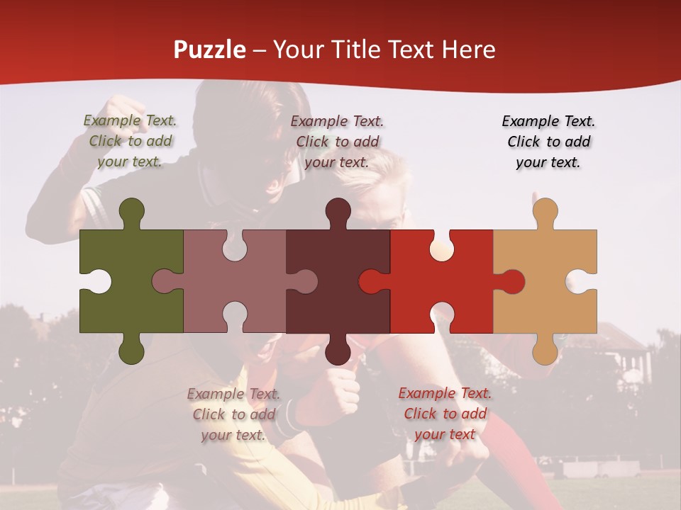 Dad Two Portrait PowerPoint Template