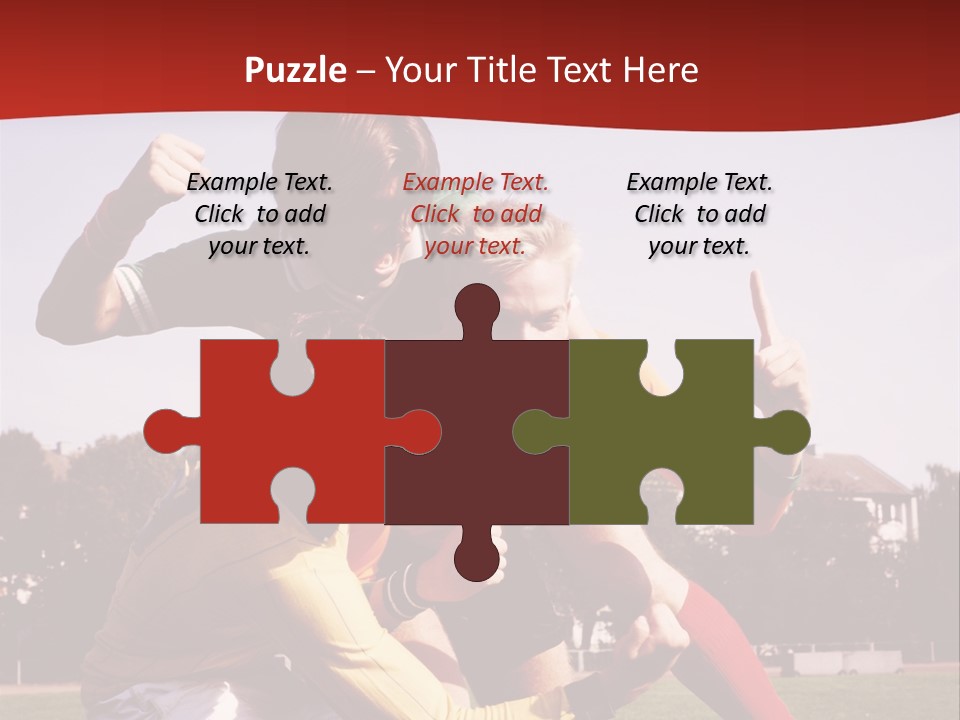 Dad Two Portrait PowerPoint Template