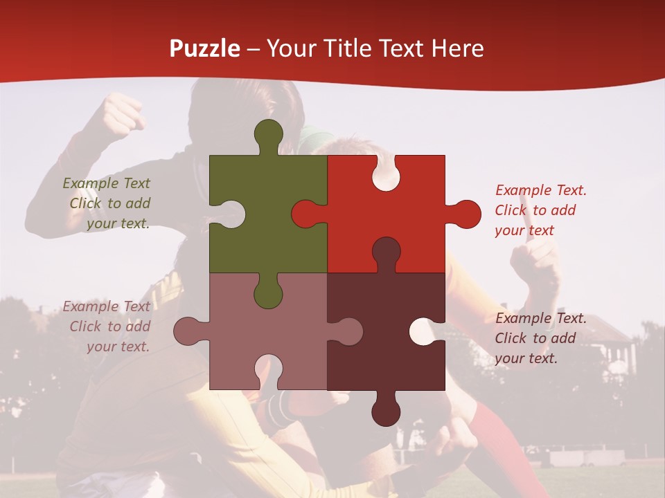 Dad Two Portrait PowerPoint Template