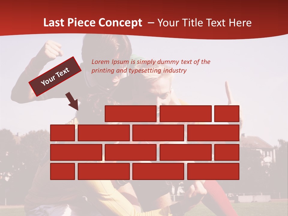 Dad Two Portrait PowerPoint Template