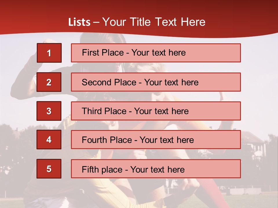 Dad Two Portrait PowerPoint Template