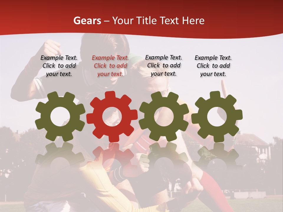 Dad Two Portrait PowerPoint Template