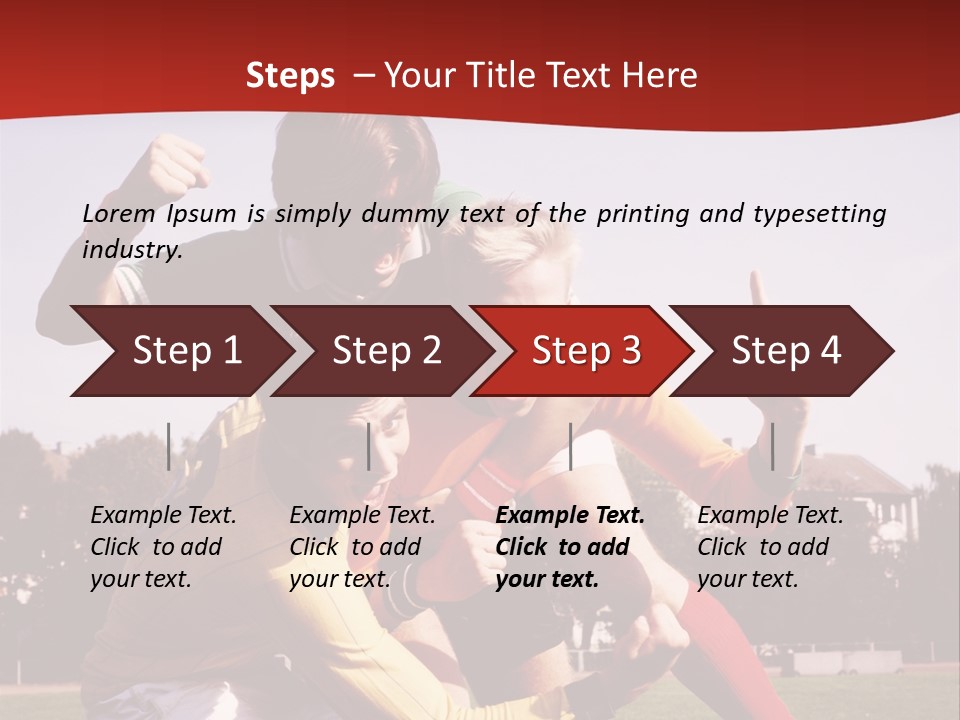 Dad Two Portrait PowerPoint Template