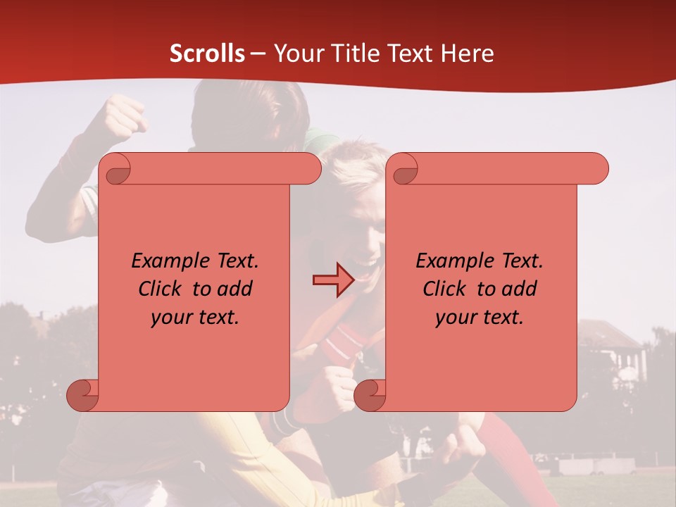 Dad Two Portrait PowerPoint Template