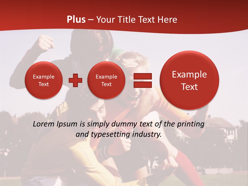 Dad Two Portrait PowerPoint Template