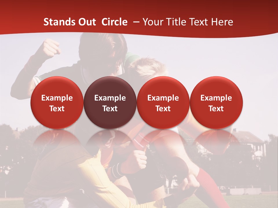 Dad Two Portrait PowerPoint Template