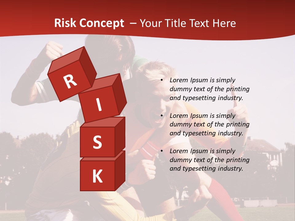 Dad Two Portrait PowerPoint Template