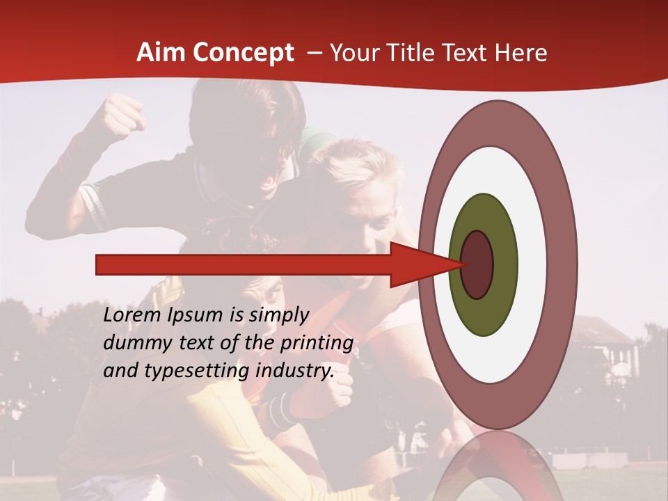 Dad Two Portrait PowerPoint Template