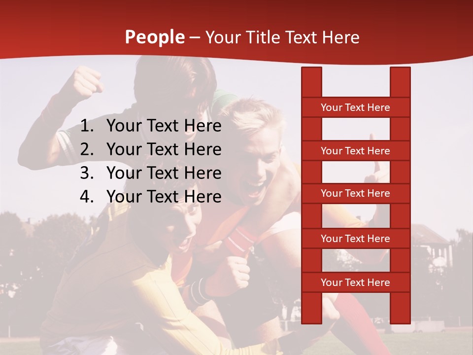 Dad Two Portrait PowerPoint Template