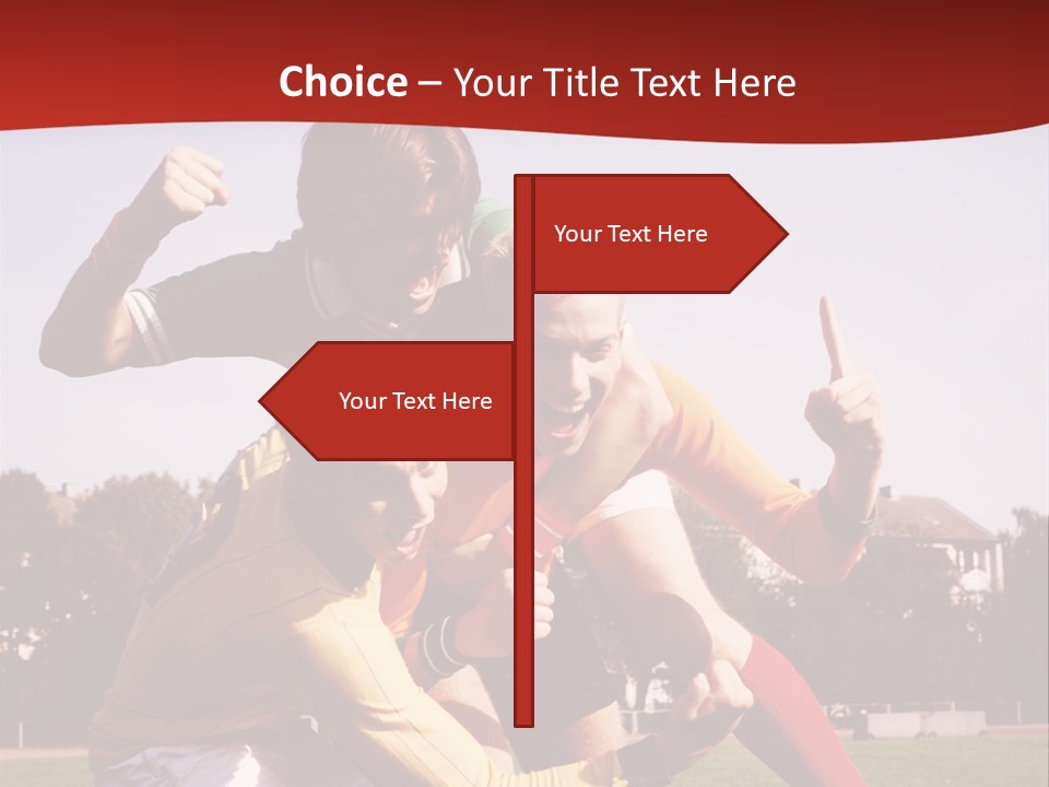 Dad Two Portrait PowerPoint Template