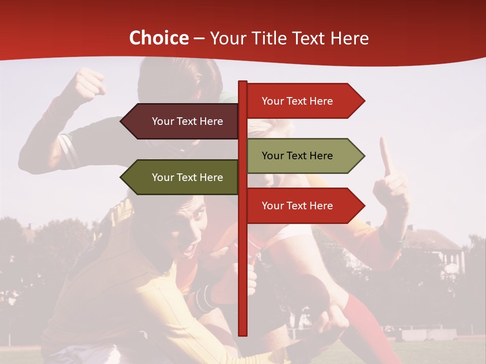 Dad Two Portrait PowerPoint Template