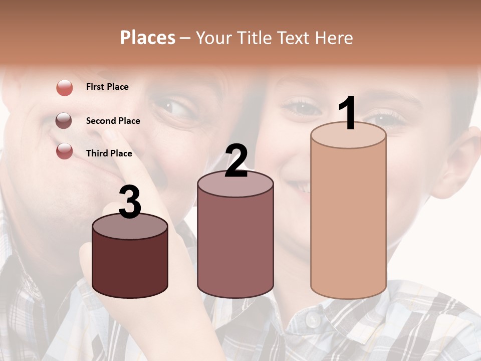 Dad Two Portrait PowerPoint Template