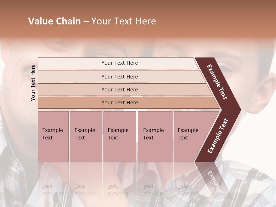 Dad Two Portrait PowerPoint Template